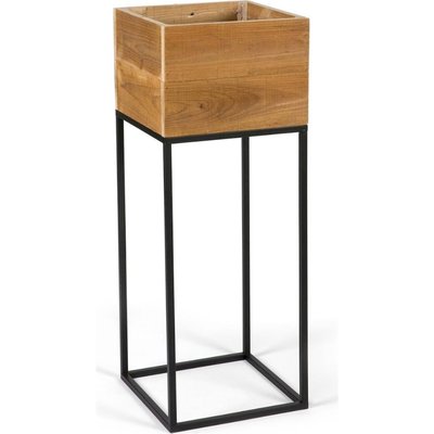 Cache pot sur pied en bois recyclé style rustique pour intérieur RECOLLECTION