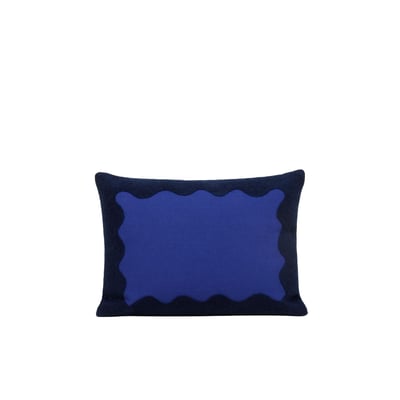 Housse De Coussin en Coton rebrodé d'une broderie bouclette NAMATA MADURA