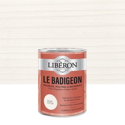 Bois intérieur Lasure meubles, poutres et boiserie Mat, Les blancs LIBERON