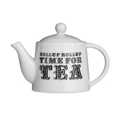 Carnival White Dolomite Teapot SO'HOME