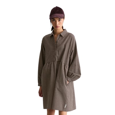 Robe chemise coupe classique en flanelle de coton bio à carreaux MARC O’POLO DENIM