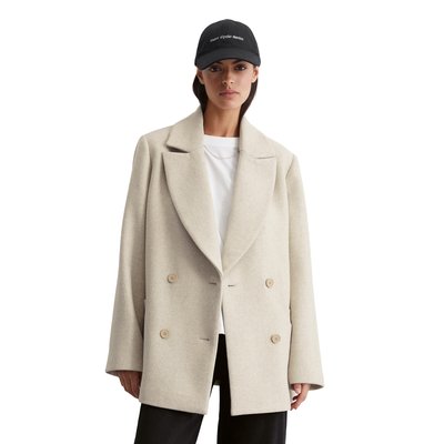 Caban beige femme online