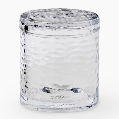 Boite à coton en verre,10x5cm MONOPRIX