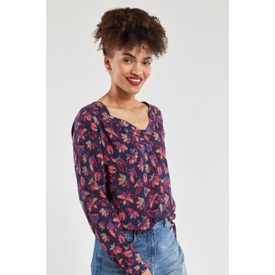 Blouse à motif floral ARMOR-LUX