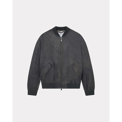 Blouson teddy en cuir EXCLUSIVE SURPLU CHEVIGNON