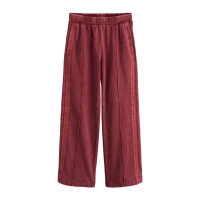Pantalon de jogging large délavé à dentelle NEXT
