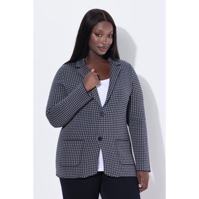 Blazer en maille avec col à revers ULLA POPKEN