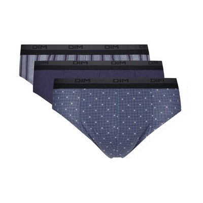 Pack of 3 Briefs in Cotton DIM