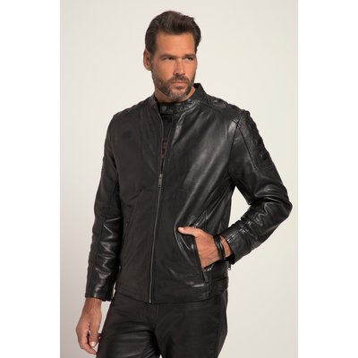 Veste motard en cuir nappa d'agneau haut JP1880