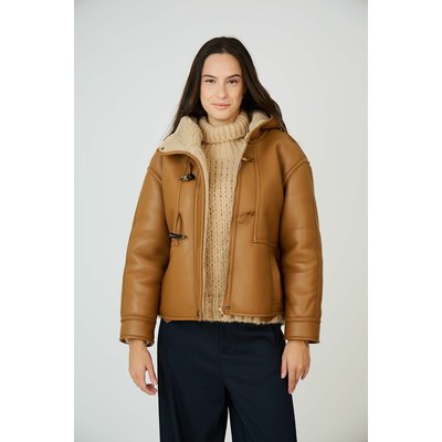 Kunstlederjacke mit Stehkragen SEE U SOON