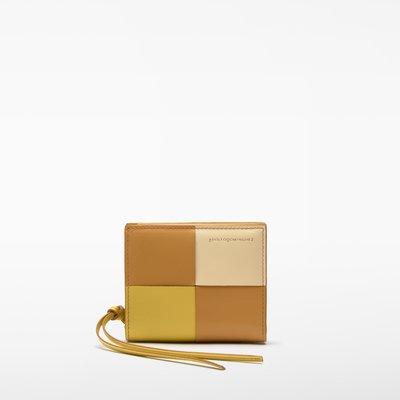 Petit portefeuille tressé en cuir ADOLFO DOMINGUEZ