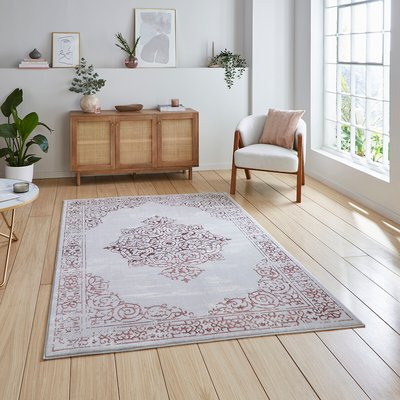 Metallic Traditional Faded Rug SO'HOME
