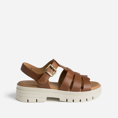 Sandale Plate en cuir NORMA TEXTO