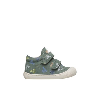 Chaussures premiers pas en suède avec imprimé barquettes COCOON VL NATURINO
