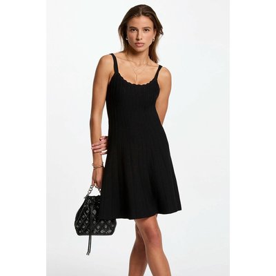Robe tricot courte trapèze MORGAN