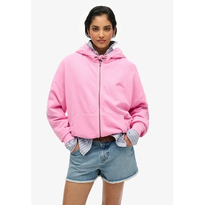 Sweat à capuche zippé à logo Essential SUPERDRY