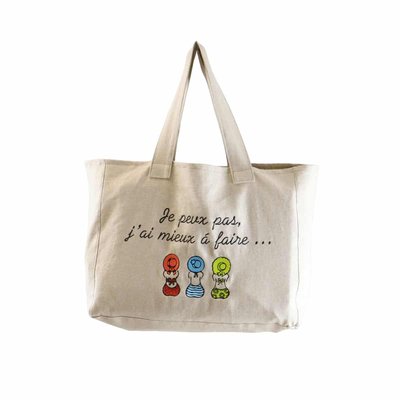Sac de plage 100% lin naturel PLAYA LINANDELLE