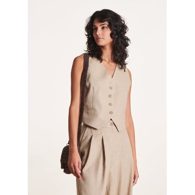 Veste gilet sans manches cintrée LA FEE MARABOUTEE