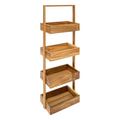 Étagère 4 niveaux88x26cm en acacia BLACKACIA 5FIVE SIMPLY SMART