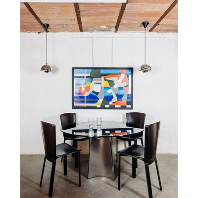 Table à manger Luigi Saccardo Karla N°85 - Bon état DEBONGOUT