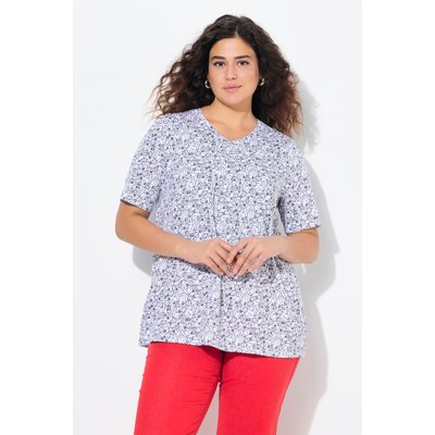 Blouse motif poissons, plis fantaisie ULLA POPKEN