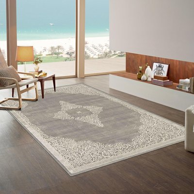 Tapis orient tissé motif ethnique MEDAROND UN AMOUR DE TAPIS