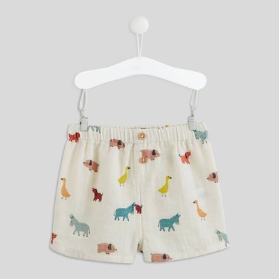 Short imprimé en coton BIO BOUT'CHOU