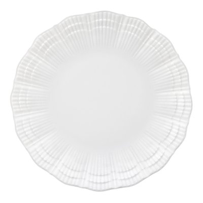 Coffret 6 assiettes plates - CORAIL BLANC MEDARD DE NOBLAT