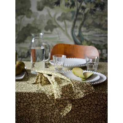 Serviette de table en coton tramé aspect lin par lot de 4 CYRILLUS