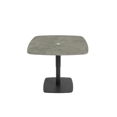 Table carrée en céramique réglable en hauteur LUGANO PIER IMPORT