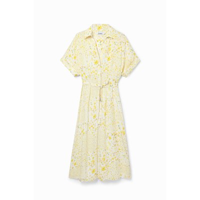 Desigual - Robe-chemise midi fleurs DESIGUAL