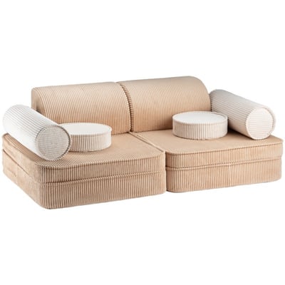 Canapé de Jeu Modulaire Velours côtelé SETTEE WIGIWAMA