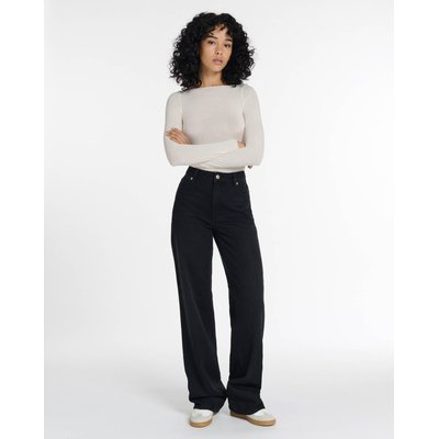 Jeans droit large taille moyenne long LABDIP