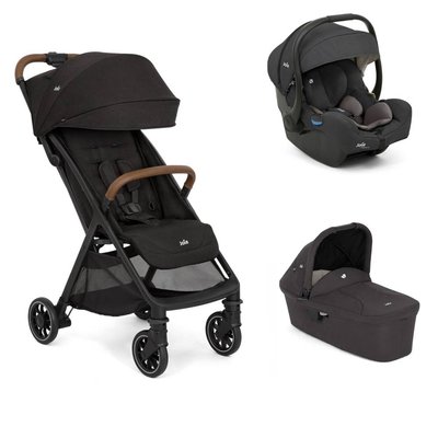 Poussette trio Pact pro Shale + siège auto i-Gemm 3 Shale + nacelle Ramble Shale JOIE