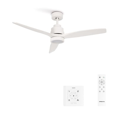 Ventilateur de plafond avec pales en ABS technique avec lumière et contrôleur mural WIND STYLANCE CREATE