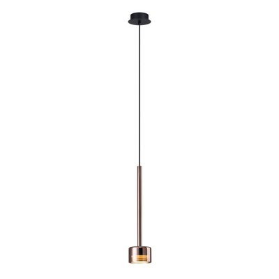 Suspension Led 1 Lampe Tonic Cuivre MILLUMINE