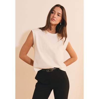 T-shirt sans manches en coton ANTOINE TS ETAM