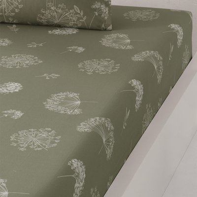 Drap housse en percale de coton bonnet 30 cm MERY SENSEI MAISON