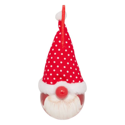 Boule Gnome nez D6,5cm FEERIC LIGHTS & CHRISTMAS