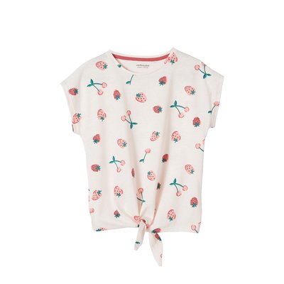 T-shirt imprimé avec noeud fantaisie VERTBAUDET