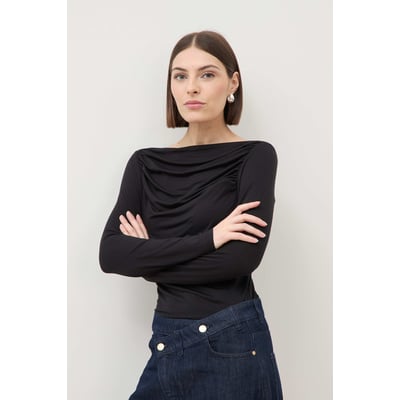 T-shirt ajusté manches longues bardot BONOBO