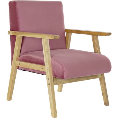 Fauteuil en velours, collection Sixties RECOLLECTION