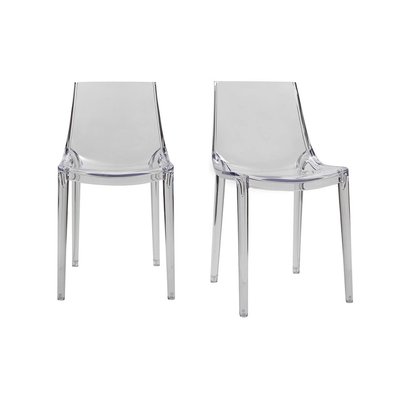Chaises design empilables intérieur - extérieur (lot de 2) YZEL MILIBOO