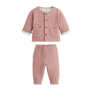 Ensemble bébé gilet et pantalon matelassé Eglantine PETIT BEGUIN