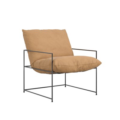 Eli Minimalist Woven Accent Armchair SO'HOME