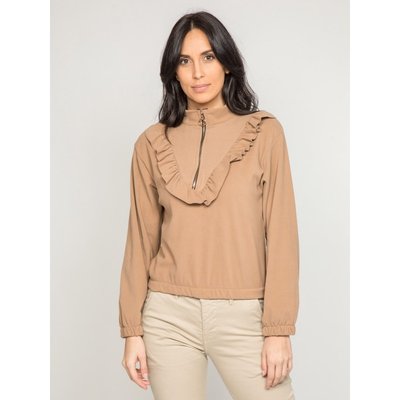 Pull Polaire Avec Volants Yuka DONA LISA