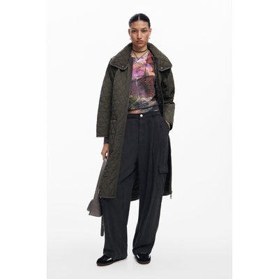 Manteau long matelassé DESIGUAL