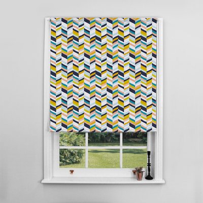 120x140cm Retro Chevron Blackout Blind SO'HOME