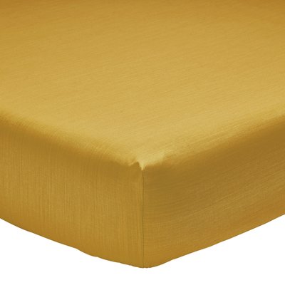 Drap housse fines rayures en bambou, ÉCORCE ORIGIN