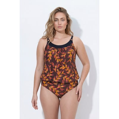 Tankini motif feuilles ULLA POPKEN
